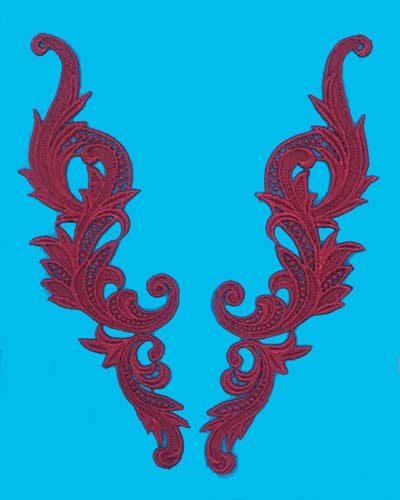 Páros csipke rátét